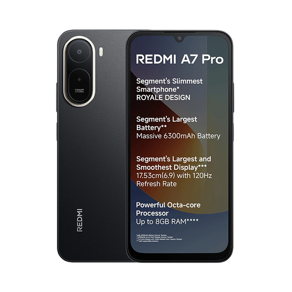 Redmi A7 Pro (Black, 4/64 GB)